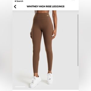 Whitney High Rise Leggings- Dandelion Brown -Size Small